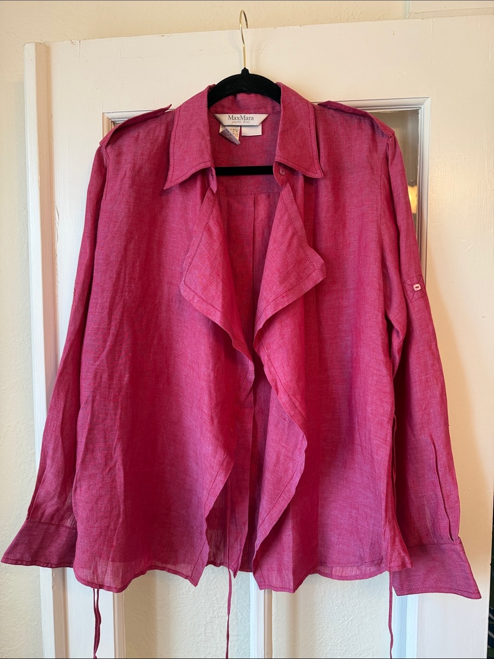 MaxMara Linen top jacket